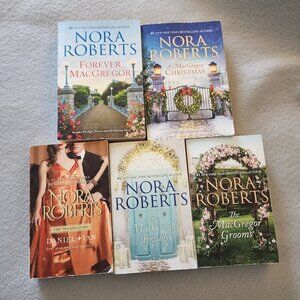 Lot of 5 Nora Roberts Books Novels Romance Macgregor Series